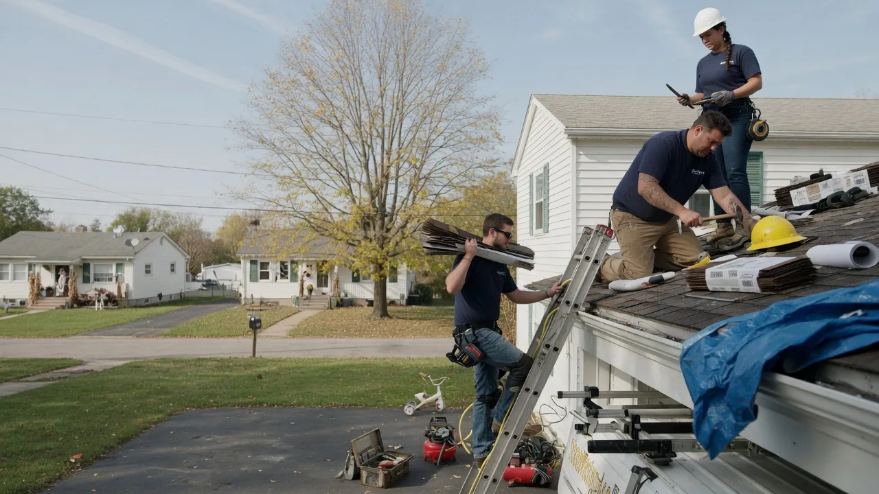Local Roofing Contractors in Springbrook, WI near me